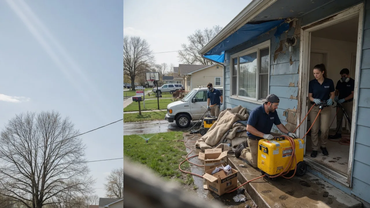 Basement Flood Cleanup in Max, ND near me